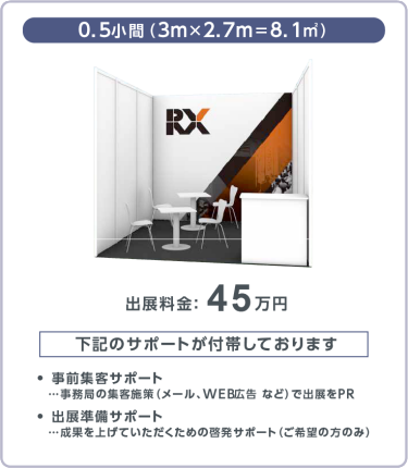 【サクセスステップ プラン】 出展料金